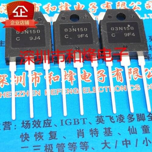 2 Pieces) 03N150 NDTL03N150CG TO-3P 1500V 2.5A