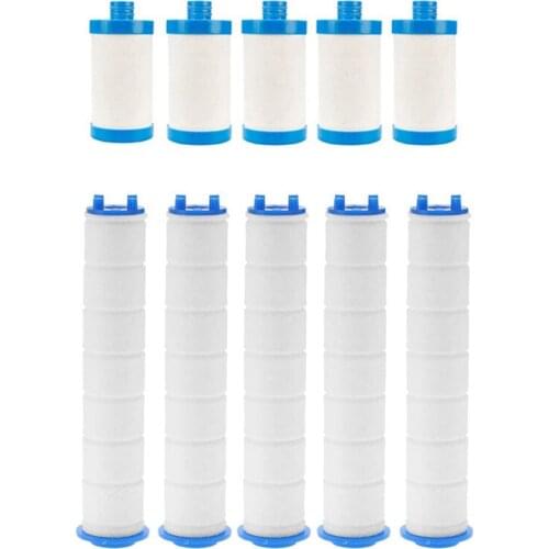 5 Piece Hand Shower Filter Shower Filter Core Water Purifier & 10 pcs Impurity Rust Sediment Washing Machine