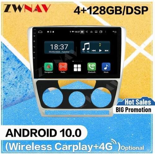 128G DSP Carplay Android Screen Car Multimedia DVD Player for Skoda Octavia 2010-2014 GPS Navigation Auto Radio Stereo Head Unit