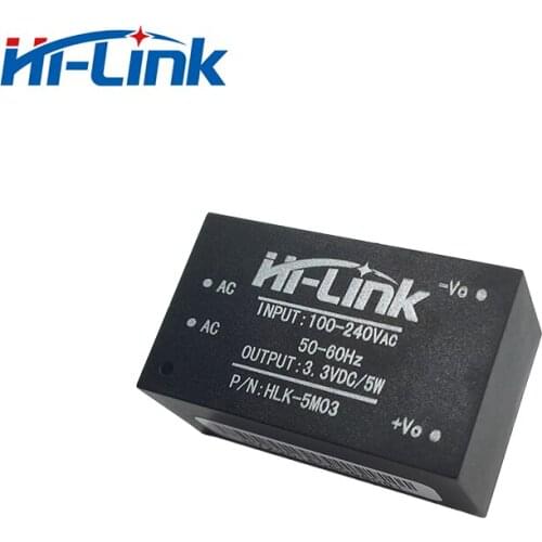Free ship 50pcs*HLK-5M03 3.3V 1.5A Isolated ac dc pcb power supply 220V to 3.3V Manufacturer