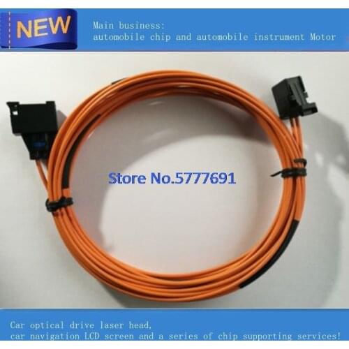 MOST Optical Fiber Cable Connectors Male To Female cable 400CM For B-M-W Mercedes Au-di AMP Bluetooth car GPS fiber cable