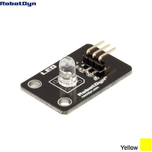 Color LED module (YELLOW). 3.3V/5V