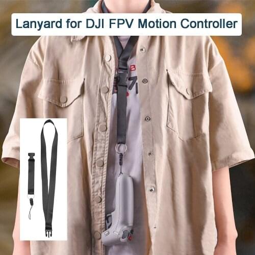 Drone Controller Anti-lost Lanyard Neck for DJI FPV Combo Motion Removable Lanyard Band Handle Fixed Strap Belt Accessories