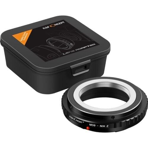 K&F Concept M39-Nikon Z Lens Mount Adapter for M39 Mount Lense to Nikon Z Mount Z6 Z7 Mirrorless Camera