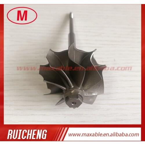 K04 42/50mm 9 blades turbine wheel shaft/turbine shaft tip height:6.5mm
