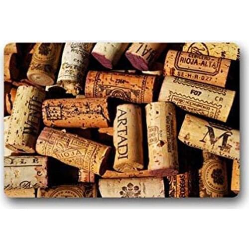 Doormat Custom Machine-Washable Door Mat Wine Corks Indoor/Outdoor Decor Rug 30(L) x 18(W) Inch