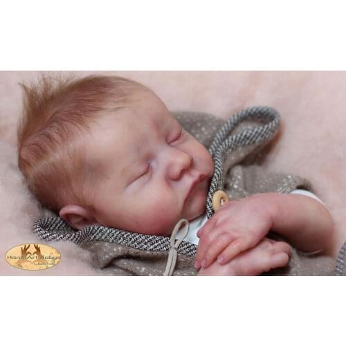 NPK 21inches reborn doll kit Levi By Bonnie lifelike real soft touch unfinished doll parts