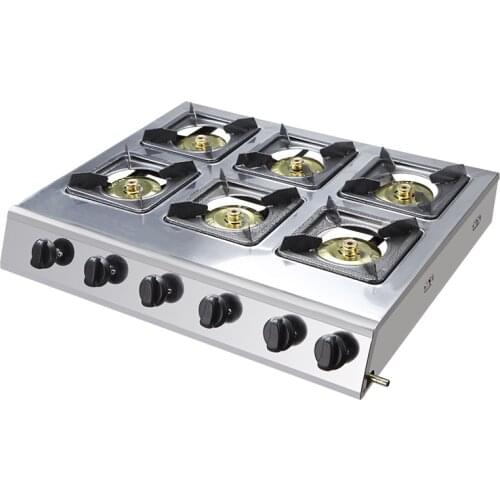 6 Head 8 Head Multi-function Gas Food Cooking Equipment All Stainless Steel Casserole Stew Noodles Kitchen Equipment