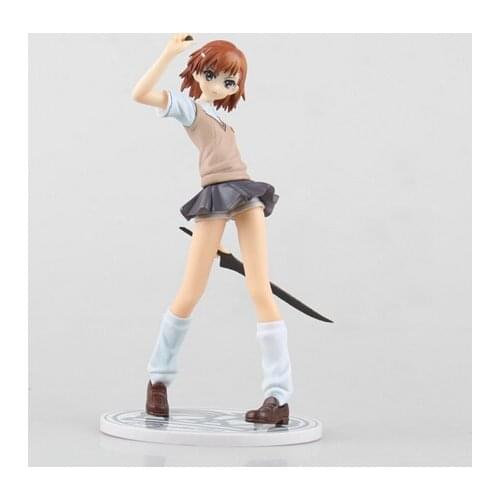NEW hot 19cm Electro Master Toaru Kagaku no Railgun Mikoto Misaka Misaka Mikoto action figure toy Christmas gift doll collectors
