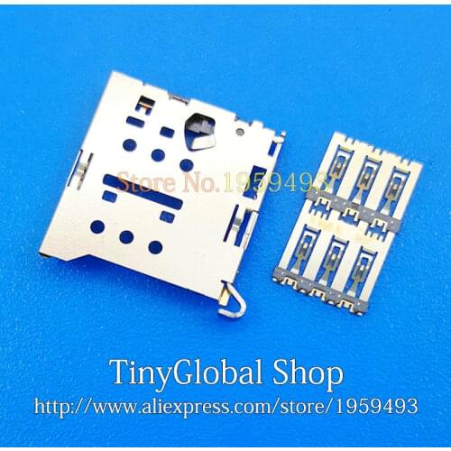 Coopart New Sim Card Reader Connector Lron Cover Holder Socket tray replacement for Xiaomi 4 Mi 4 Mi4 top quality