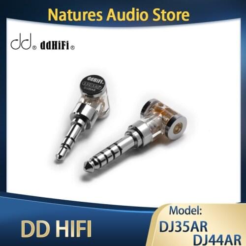 DD ddHiFi DJ35AR DJ44AR All-New Rhodium Plated 2.5mm Balanced Female to 3.5mm and 4.4mm Male Adapter