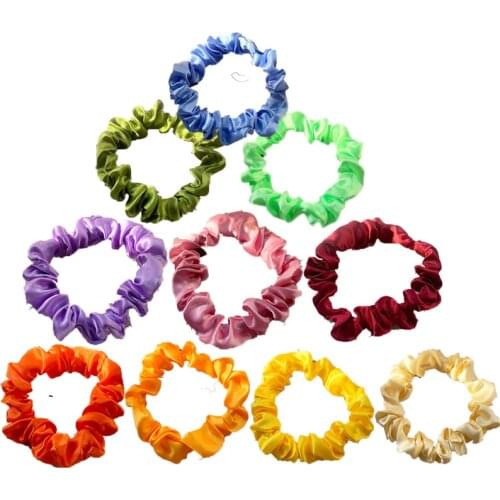 Satin Intestine Hair ties for Women Girls Headwear Scrunchies Hair bands ropes Ponytail Holder Headband girls Hair Accessories