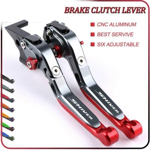 For Aprilia SHIVER 900 SHIVER900 2017 2018 Motorcycle Folding Extendable CNC Moto Adjustable Clutch Brake Levers