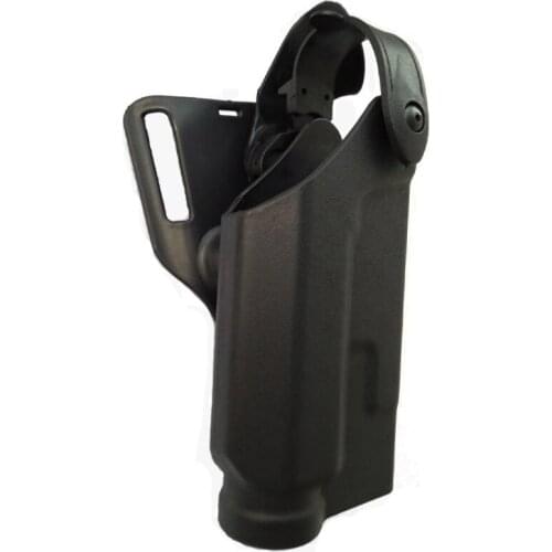 Airsoft Gun Holster Colt 1911 Tactical Hunting Pistol Right Hand Belt Holster Light Bearing