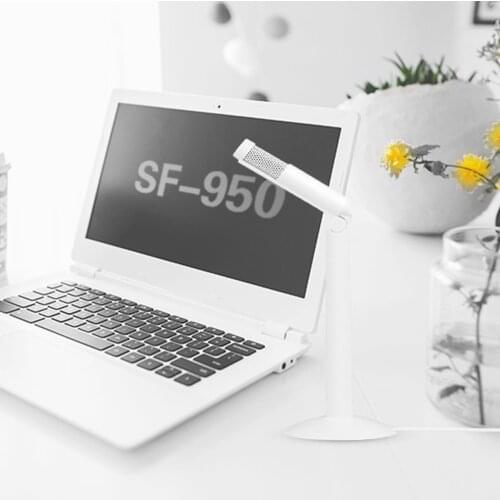 USB Condenser Recording 3.5mm Plug Noise Canceling Stereo Wired Mic for Video Conference Netmeeting