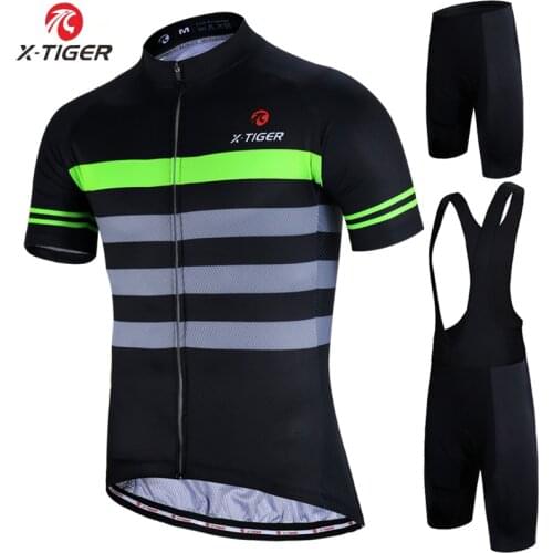 X-Tiger Pro Cycling Set Summer MTB Bike Clothing Pro Bicycle Jersey Sportswear Maillot Ropa Ciclismo Cycling Jersey Set