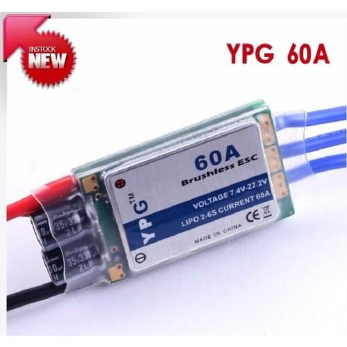 YPG 60A ESC Brushless Speed Controller 2~6S SBEC For RC Helicopter Airplane rc plane