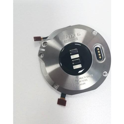 Back Cover Case Without Battery For GARMIN Fenix 6 Sapphire Silver Battery Cover 010-02158-22 GPS Smart Watch Parts Replacement