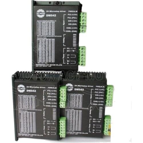 ACT Nema17/23/34 2-phase Stepper Motor Driver 42/57/86 128Micsteps,4.2A,18-50VDC Schrittmotortreiber CNC Router Mill Engraving