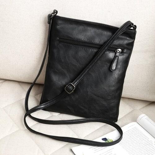 Womens Bag Leather Purse Satchel Cross Body Zipper Shoulder Messenger schoudertas dames sac a main femme de marque soldes