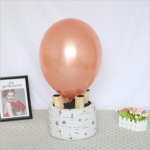 3PCS 18Inch Rose GoldLatex BalloonBaby Shower Wedding Valentines Day Hirthday Party Boy Or Girl Decoration