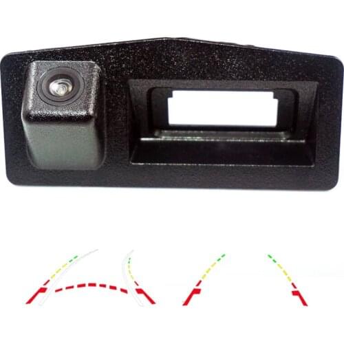 180deg HD ccd night viosn car rear backup camera for Cadillac XTS ATS-L ATS 2014-2016 trunk handle camera Dynamic track cuver