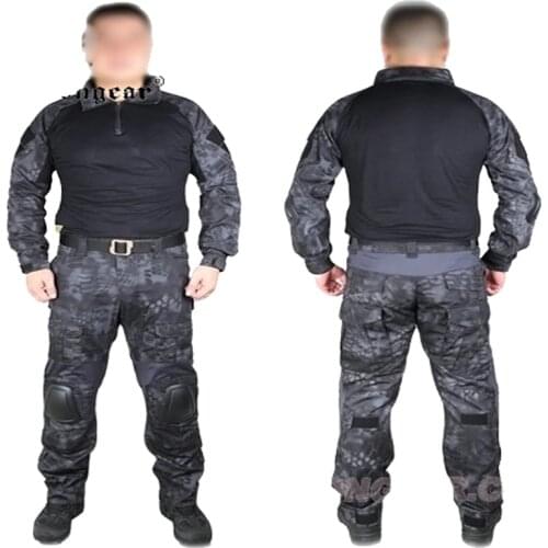 2017 Kryptek Typhon Emerson Gen2 Combat uniform Tactical gear shirt and pants Army BDU set EM6927TYP