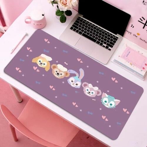 90x40cm Lock Edge Large Size Mousepad Computer Gamer Keyboard Mouse Mat Waterproof Mousepad Anti-slip Rubber pad for PC Desk Pad