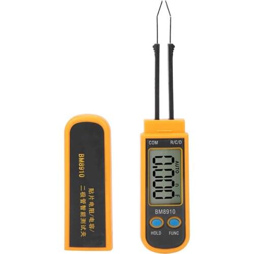 BM8910 Resistance Capacitance Tester Handheld Smart SMD Component Test Clip Tweezers