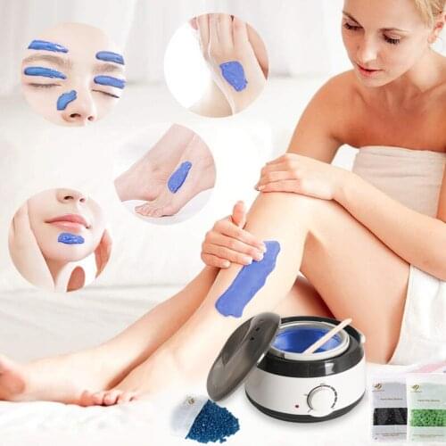 Depilatory Wax Dipping Pot Hair Removal Wax Heater Machine For Women/Men Face/Bikini/Legs Wax for Depilation Paraffin Wax Warmer