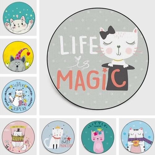 Kids cat Stars Flowers Rugs And Carpets For Baby Home Living Room Large Bedroom Parlor Hallway kitchen Door Floor Bath Mats