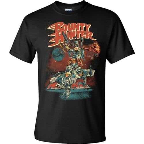 Boba Fett Classic County Hunter Adults Unisex Black T-Shirt