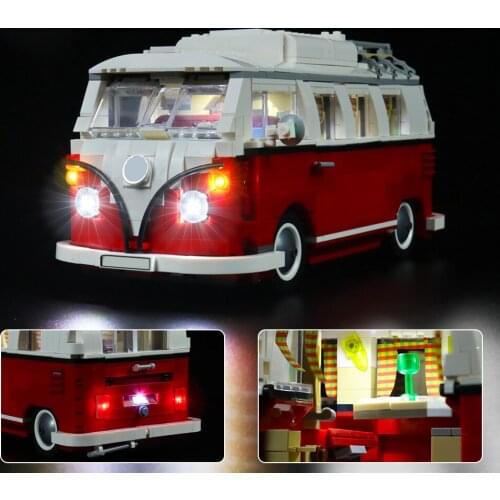 BrickBling Led Light Kit For 10220 Volkswagen T1 Camper Van Collectible Model Toy (No Building Blocks)