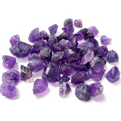 Wholesale High Quality Natural Rough Stone Amethyst Gravel Unpolished Crystal Quartz Tumbled Stone