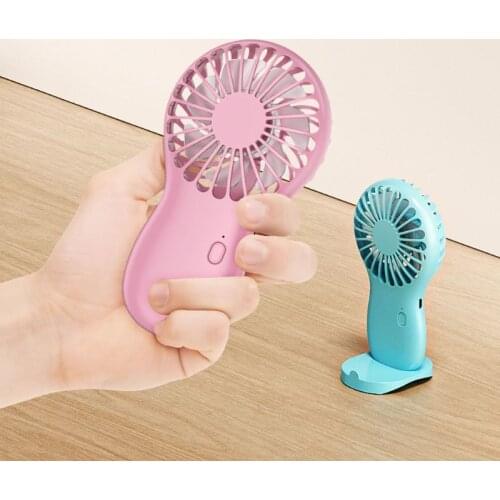 Rechargeable Mini Portable Pocket Fan Phone Holder Cool Air Hand Held Travel Cooler Cooling Fan for Office Outdoor Home