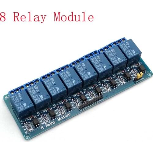 With Optocoupler 8 Channel 8-channel Relay Modules Relay Control Panel PLC Relay 5V 12V Module