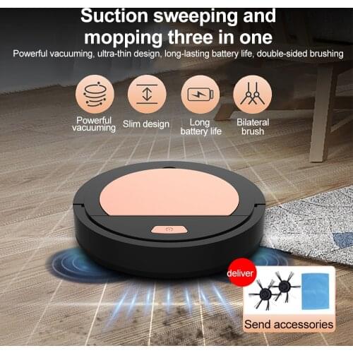 3-In-1 Home Robot Vacuum Cleaner Robot Aspirador Smart Sweeping Robot Dry Wet Sweeping Vacuum Cleaner Smart Floor Cleaner робот