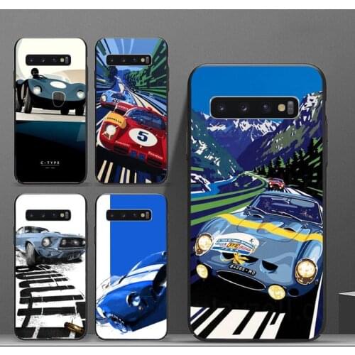 Sports car jdm drift For Samsung A50 A51 A71 A20E A20S S10 S20 S21 S30 Plus ultra 5G M11 Soft silicone Shell Cover funda