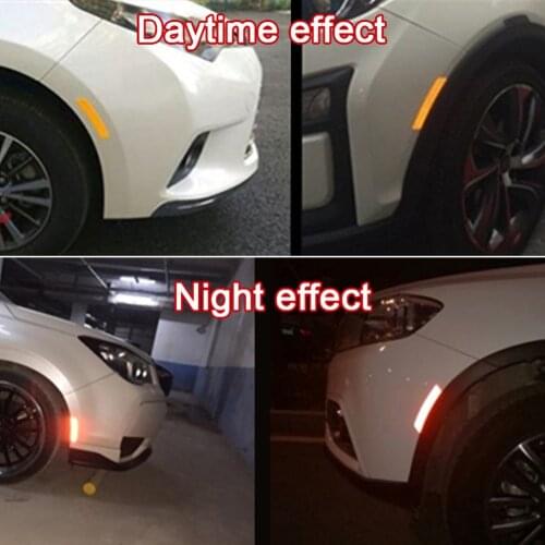 Dropshipping 5*300cm Car Reflective Tape Decoration Stickers Car Warning Safety Reflection Tape Film Auto Reflector Sticker 2021