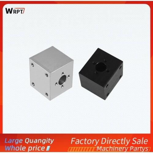 Servo motor T type screw 3D printer trapezoidal screw 1/2/4PCS T6T8T10T12T20T16 nut holder plating black/plating silver