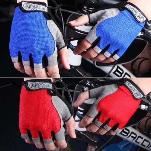 Half Finger Cycling Gloves Anti-Slip Anti-sweat Gel Bicycle Riding Gloves Anti Shock MTB Road Mountain Bike Sports Gloves