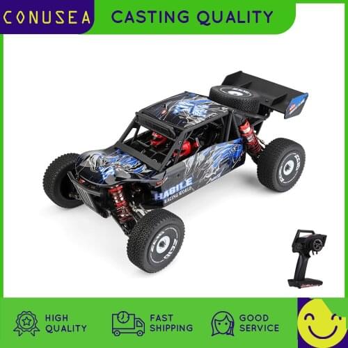 WLtoys 124018 1:12 RC Car High Speed Racing Car Monster Truck 55km/h 4WD Rechargeable Off-Road Crawler Drift Truck for Boys Kids
