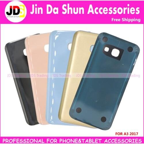 For Samsung Galaxy A3 2017 A320 SM-A320F A3200 Back Housing Battery Door Cover Rear Phone Case with LOGO+Adhesive Gule+IMEI Code
