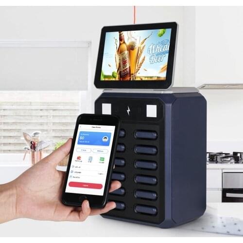 Sharing charging station rental powerbank lcd screen power bank share station