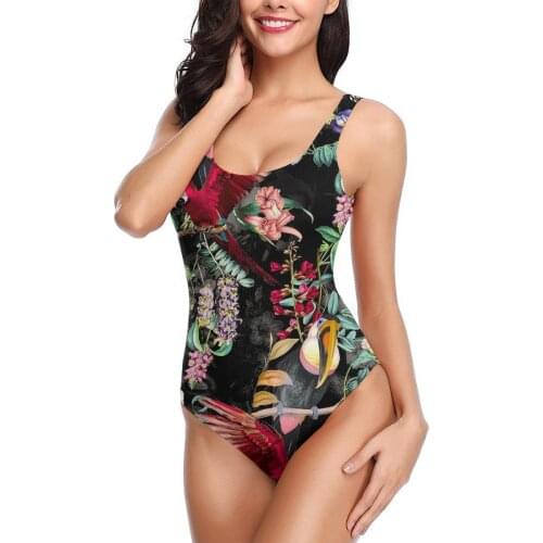 Women 2021 sexy Bikinis Floral And Birds IX Women Swimsuit One Piece Bikini R336 Beach wear For Women