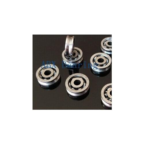 10pcs/lot V623 623V 623 groove ball bearing 3x10x3mm open type Traces walking guide rail bearings (carbon steel)