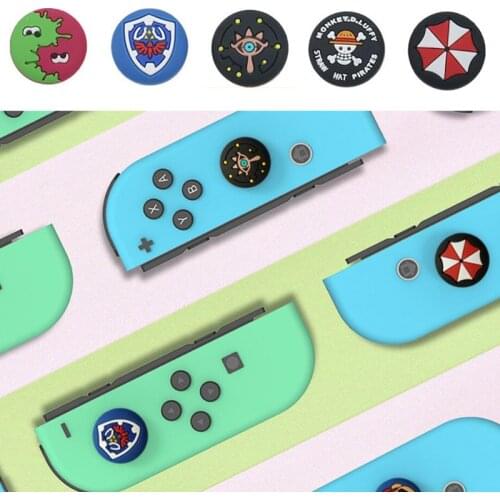 2pcs Joystick Protective Cover Thumb Stick Grip Cap For Nintendo Switch Lite NS Mini Joy-Con Controller Joycon Thumbstick Case