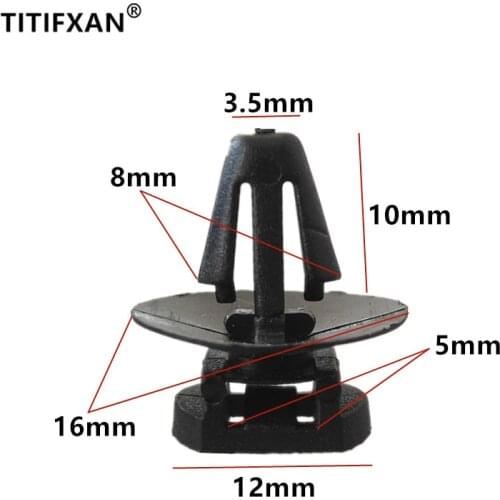 20PCS Universal beam tube cable ties fixed buckle clips For VW for Audi A4L A5 A6L Q5 Q7 for Skoda plastic fasteners