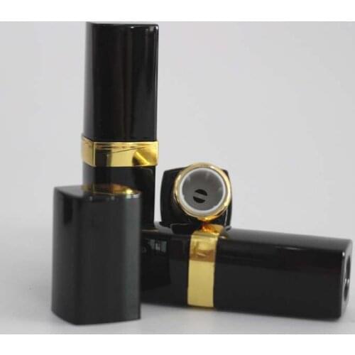 200pcs Black lipstick tube inner diameter 9.1mm 1.3g DIY beeswax lip balm tube cosmetic packaging container