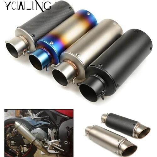 51-61mm Modified Motorcycle Exhaust Pipe Muffler Exhaust Mufflers For Suzuki GSXR 600 750 1000 SV650 GSR750 DL1000 2006 - 2017